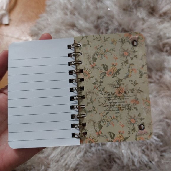 Beautiful Marble K Mini Notebook Notepad & NO THANK YOU mini pocket size - Picture 5 of 6